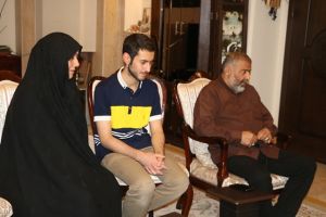 دیدار با  خانواده شهید حاتمی 