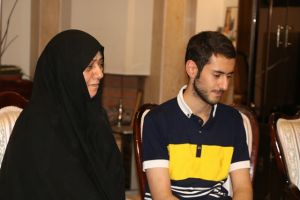 دیدار با  خانواده شهید حاتمی 