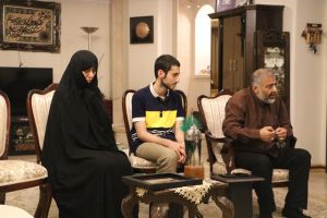 دیدار با  خانواده شهید حاتمی 
