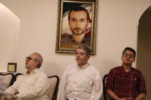 دیدار با  خانواده شهید حاتمی 