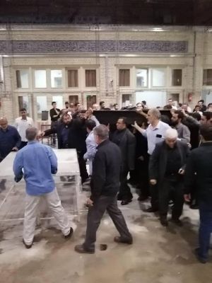 وداع با شهید سماواتی در مسجد ارک 