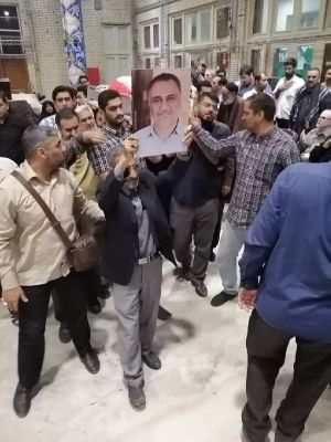 وداع با شهید سماواتی در مسجد ارک 