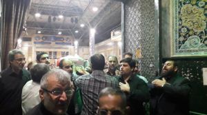 وداع با شهید سماواتی در مسجد ارک 