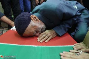 خاکسپاری شهید سماواتی 