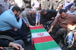 خاکسپاری شهید سماواتی 